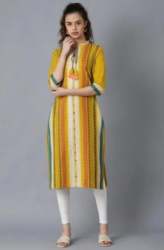 Party Wear Printed Cotton Ladies Kurti
