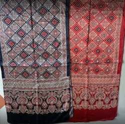 Buy Fancy Ajrakh Saree For Ladies