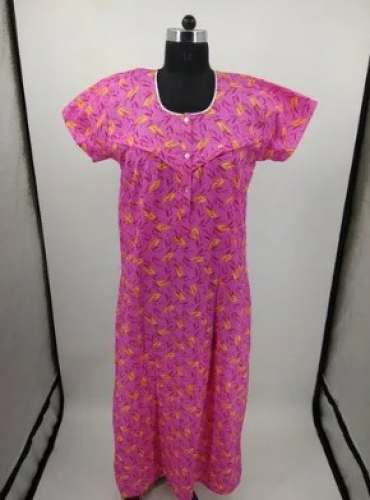 Pink Feeding Night Gown  by Maya Print