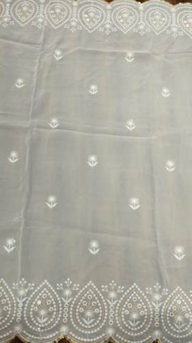 W 58 Dyeable Viscose Organza Dupatta 