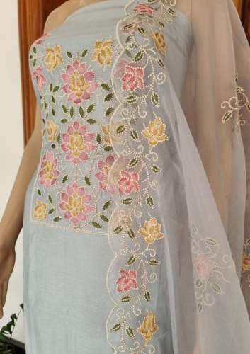 New Collection Linen Silk Dress Material