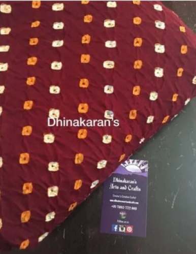 Fancy Bandhani Print Fabric  by Dhinakaran Handicrafts