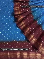 Gujarat Special Bandhani Saree by Dhinkarans Arts 