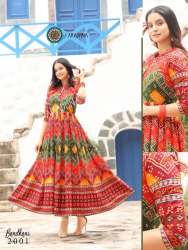 Buy Fancy Multi Color Kurti For Ladies