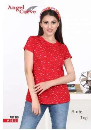Angel Curve Ladies Fancy T-Shirt