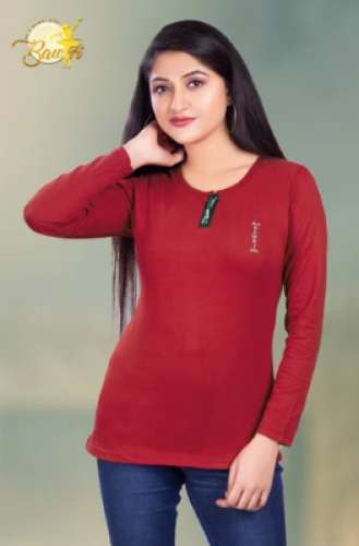 BAWRI Full Sleeve T-Shirt for Ladies by Bawri Garments