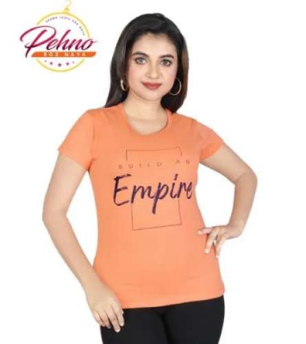 Ladies Cotton T-Shirt by Bawri Garments