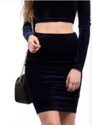 Ladies Black Pencil Skirt