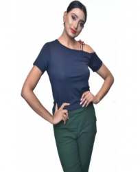 One Shoulder Crop Top