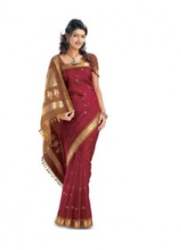 Buy Fancy Silk Cotton Saree For Ladies