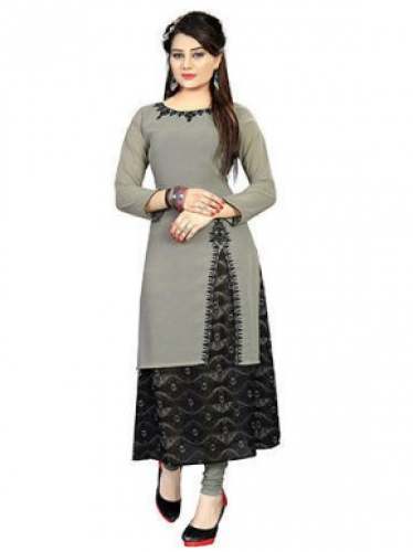 Party Wear Long Cotton Kurti 