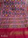 Double ikkat silk Saree