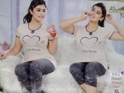 Ladies Printed Night Suit