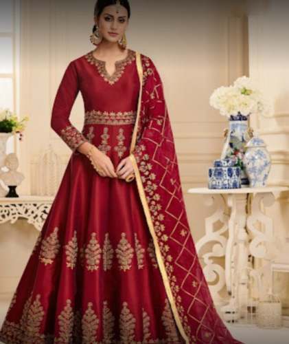 New Arrival Red Ready Made Suit For Women by Meeras Fashion