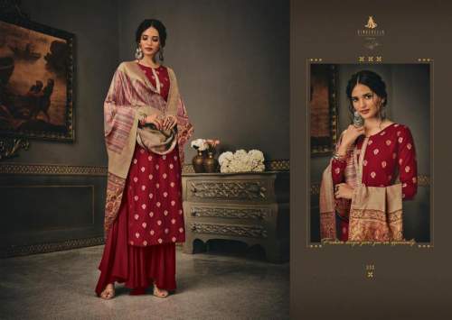Rattan Selection Present Red Palazzo Suit  by Rattan Selection