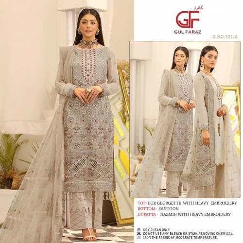 Georgette Gulfaraz Embroidered Pakistani Suit by Sansari Lal Savinder Kumar
