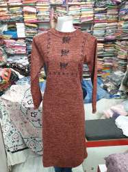Winter Wear Woolen One Piece dress