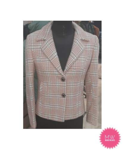 Baby Pink Girls Blazer  by MAM WEARS