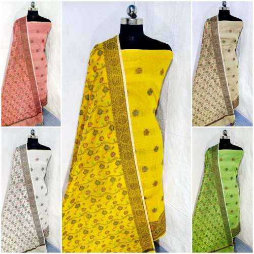 Elegant Banarasi Dress Material in Barnala