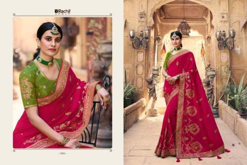Exclusive Pink Wedding Wear Saree