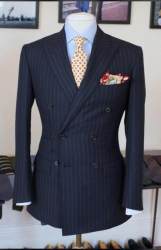 Party wear Striped Design Mens Suit 