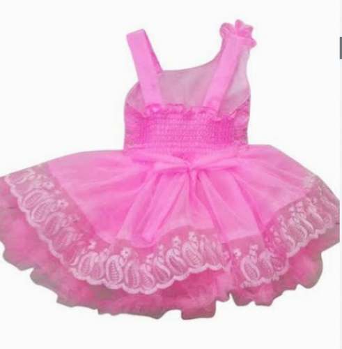 Baby Girls Kids Pink Frock by Moti Dresses