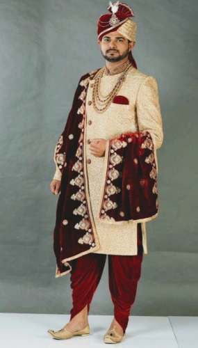 Mens Groom Sherwani For Wedding by Moti Dresses