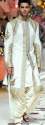 White Groom Embroidered Sherwani 
