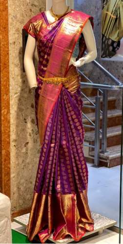 Bridal Wear Pure Silk Pattu Handloom Saree by Sri VijayLaxmi Silk House