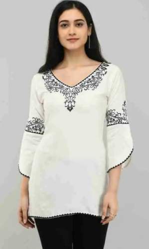 Designer Off White Western Tunic  by The Dot Fashion