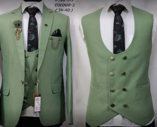 New Arrival Pista Mens Suit For Mens by Yash Garment