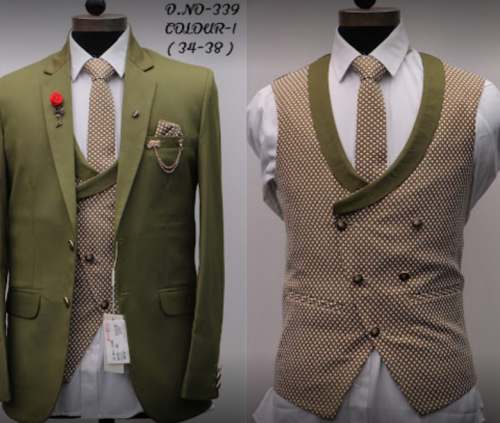 New Collection Green Mens Suit At Wholesale by Yash Garment