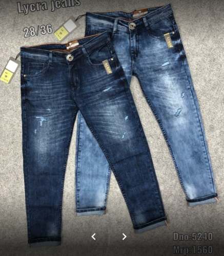 Mens Lycra Denim Jeans by Sagar Garments