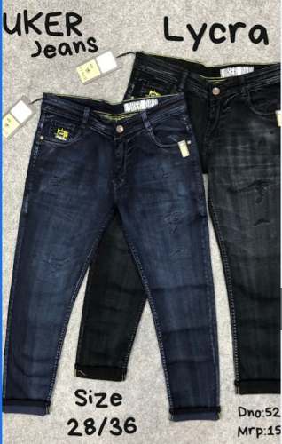 Size 28-36 Denim Lycra Jeans  by Sagar Garments