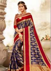 Buy Fancy Banarasi Silk Saree At Wholesale Rate