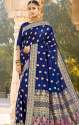 new-collection-blue-silk-saree-for-women