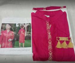 New Collection Pink Regular Wear Kurti