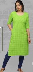 New Collection Daily Wear Green Kurti For Women