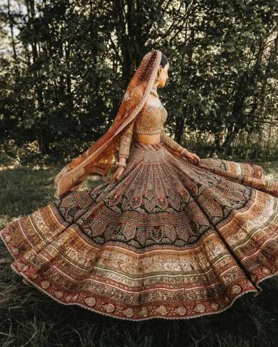 Wedding Wear Bridal Lehenga From Chas by Archana Textiles