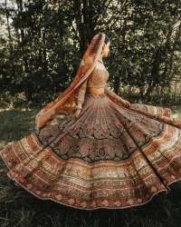 Wedding Wear Bridal Lehenga From Chas