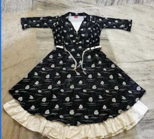 Black Western Dress Frock from Chas by Pooja Readymade