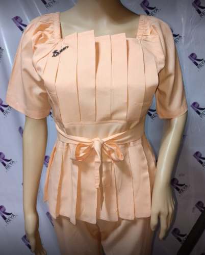 Stylish peach Western Top
