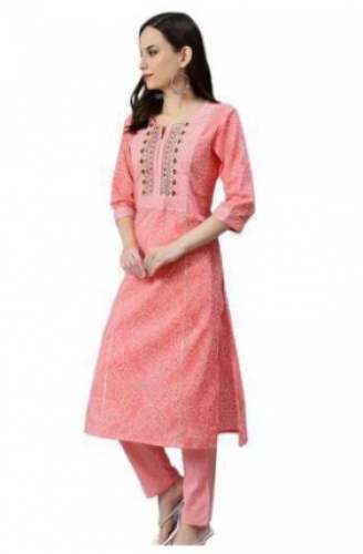  Cotton Viscose Fancy Kurti Set