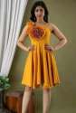 Designer Party Wear One Piece Skater Frock Dress  thumb 1
