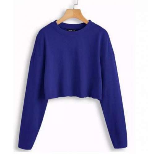 Long Sleeve Crop T shirt for Girls 