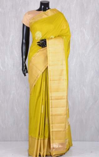 New Collection Yellow Handloom Saree For Women by Aradhana Handlooms
