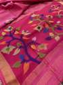 party-wear-pink-jamdani-handloom-saree