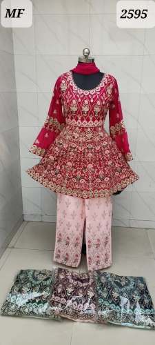 Bridal Wear Peplum Readymade Suit  by Pehnawa