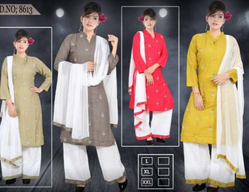 New Collection Ready Made Palazzo Suit For Women by Arihant Handloom