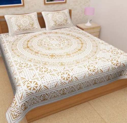 Classic Print Double Bed Sheet by Raheja Textiles